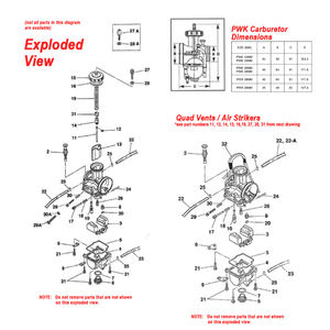Карбюратор PWK38 для мотоциклов Honda, Suzuki, <span class=keywords><strong>Yamaha</strong></span>, Keihin, PWK, 38 мм, внедорожник Для вездехода, двигатель для мотоцикла от 150 до 350 куб. См - Product Image 6