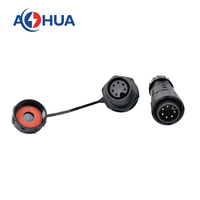 6PIN circulaire électrique mâle femelle prise M20 5A assemblage câble connecteur IP68 LED connecteur d'alimentation cc IP68 pour le câblage d'éclairage