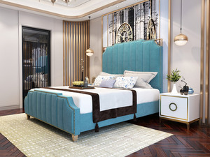 Cheap Leather Bedroom Furniture <strong>King</strong> <strong>Size</strong> Double Storage <strong>Bed</strong> - Product Image 5