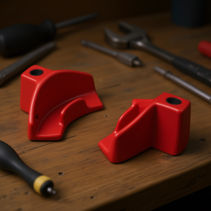 Red <b>Plastic</b> <b>Brackets</b> For Mounting 447 TB2 - Product Image 3