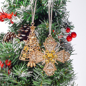 Metal cut-out snowflake Christmas <b>tree</b> bauble; Christmas <b>tree</b> decoration; window display ornament - Product Image 1