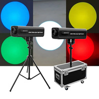 Projecteur de scène LED RGB 230W avec DMX512 et contrôle manuel CRI90 3200-6000K, Flight Case pour mariage et fête