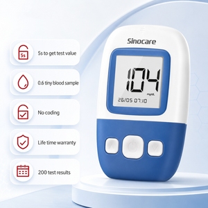 Kit de surveillance de la glycémie Safe AQ Angel sans codage, haute précision, résultats en 5 secondes, 0,6 µL, avec 50 bandelettes de test, lancettes et stylo piqueur, <span class=keywords><strong>pour</strong></span> usage domestique - Product Image 3