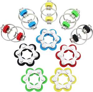 Juguete Promocional Barato: Fidget Roller, Ejercitador de Dedos con Cadena de Bicicleta, Juguete Antiestrés con Cadena de Llavero, Juguete Fidget <span class=keywords><strong>para</strong></span> TDAH - Product Image 1