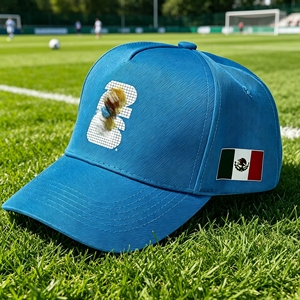 Adjustable Mexico <b>Flag</b> Baseball Cap 2026 Solid Polyester Sports Hat for Fans - Product Image 5