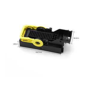 Conector de enchufe Dcu impermeable de 62 pines para automóviles, plástico amarillo y gris, macho y hembra, 102,7 mm de longitud, Ip20 - Product Image 2