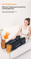 YMT RD-A158 2025 Dropship Bottes de compression pneumatique avec pompe, contrôleur, chauffage, physiothérapie, six modes, trois forces pour massage des jambes