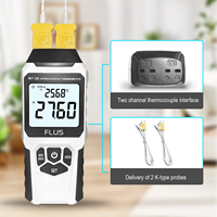 Handheld Thermocouple Thermometer Digital LCD K Type High Precision Temperature Recorder Datalogger for Industrial
