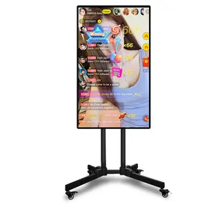 TikTok,YouTube, Facebook 32/43/55 Inch Smart Live Broadcast Live Streaming Equipment Stand Interactive Live Broadcasting Screen