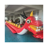 Usine en gros remorquable bateau dragon d'eau bateau banane gonflable pour la mer