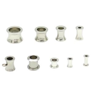 Cuentas de Acero Inoxidable de 1.5-8mm, Cuentas de Trompeta, Cuentas Espaciadoras de Tubo de Barril Largo para Hacer Collares y Pulseras, Accesorios de Bricolaje - Product Image 1