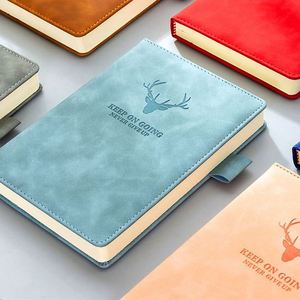 Manufacturer Custom PU Leather Thickened <b>Diary</b> A5 <b>Notebook</b> High Quality Business Office Planners and Journals <b>Notebook</b> With Logo - Product Image 4