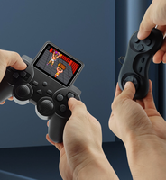 Manette de jeu 8 bits avec écran de 2,4 pouces, batterie intégrée de 1020 mAh, 520 jeux, contrôleur de jeu filaire, console de jeu vidéo portable