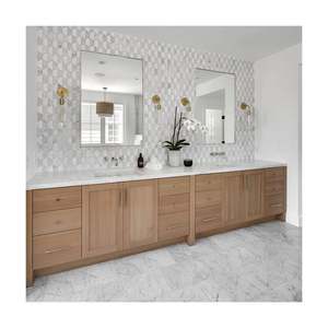 Multifunctional Contemporary Solid Wood Bathroom <b>Vanity</b> - Product Image 1