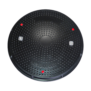 EN124 D400 800mm SMC 고품질 미끄럼 방지 도난 방지 맨홀 뚜껑 하수구 덮개 배수구 (OEM 서비스 제공) - Product Image 2