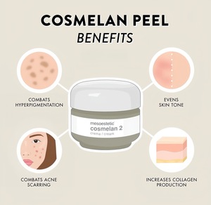 Cosmelan แท้สเปน2ชุดครีมจุดด่างดำ <span class=keywords><strong>mesoestetic</strong></span> cosmelan สำหรับทุกสภาพผิวใช้ในบ้าน - Product Image 3