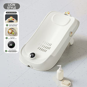 SUNNUO 2025 nouveau support de douche de bébé antidérapant confortable <span class=keywords><strong>pliable</strong></span> et réglable Angle sensible à la température <span class=keywords><strong>baignoire</strong></span> de bébé - Product Image 6