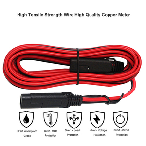 Câble d'extension SAE vers SAE 5m 10m de long, cordon d'alimentation pour chargeur de batterie solaire - Product Image 2