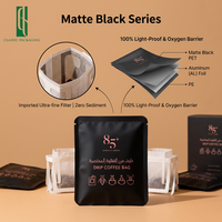 Sachets de café filtre imprimés numériquement, emballage pour café filtre, sans frais de plaque, 500 pièces, faible MOQ, Bolsa De Filtro