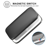 Vente en gros Mini miroir de poche à LED compact et flexible pour le maquillage