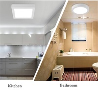 Plafonnier Led rectangulaire au design moderne, luminaire décoratif d'intérieur, montage en Surface sur panneau, disponible en plusieurs couleurs, rvb, idéal pour une chambre à coucher