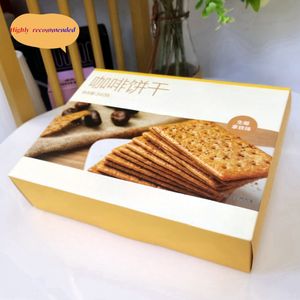 Venta al por mayor Caja de galletas rosa de lujo pastel pan Donuts <span class=keywords><strong>Sushi</strong></span> pastelería Snack panadería galletas caja de embalaje de papel con insertos - Product Image 1