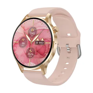 Montre intelligente pour femmes3 Pro Moniteur de fréquence cardiaque Fitness Tracker Smartwatch Diamond Waterproof Lady Smart Clock Cadeau