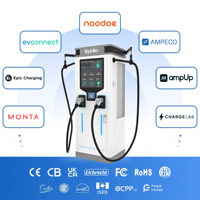 Nouvelle borne de recharge rapide DC pour véhicules électriques 60KW/80KW, station de recharge commerciale pour véhicules électriques avec garantie de 2 ans