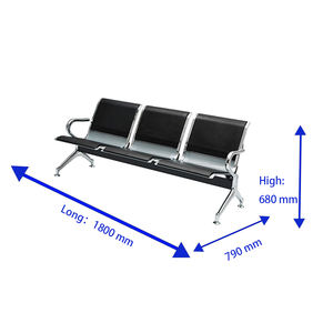 <span class=keywords><strong>Area</strong></span> tunggu umum Modern Pu 1 <span class=keywords><strong>2</strong></span> <span class=keywords><strong>3</strong></span> 4 5 tempat duduk furnitur ruang tunggu bandara kursi tunggu rumah sakit untuk Salon - Product Image 2