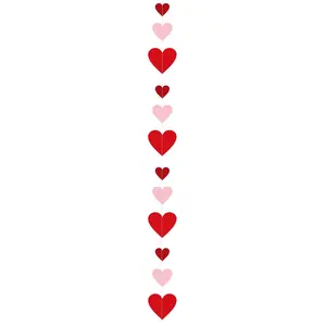 E-Magic Hochwertige Jubiläums-Romantik-Dekorationsstring 10 cm Kartenstring rosa funkelnder Liebesstring Valentinstag