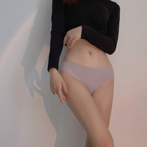 Slip Donna in Nylon Satinato Nude Effetto Ghiaccio Senza Cuciture, Prezzo di Fabbrica, con Balze <span class=keywords><strong>Invisibili</strong></span> Ondulate, Slip Monopezzo in Maglia Solida - Product Image 5