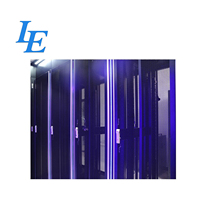 Système de confinement d'aisles froids pour centre de données modulaire, armoire réseau 42U en acier SPCC, norme IEC297-2, revêtement en poudre, en stock