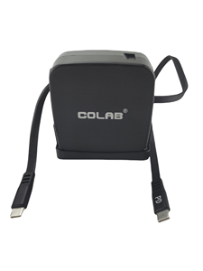 DYH-1707 enrouleur de câble USB/type-c rétractable <span class=keywords><strong>automatique</strong></span> 3 en 1 pour téléphone portable - Product Image 4