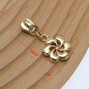 Nhà Sản Xuất Bán Buôn Fancy Dây Kéo Kéo Tùy Chỉnh Kim Loại Dây Kéo Thanh Trượt Và Puller Hoa Hình Dạng Động Vật Men Phần Cứng - Product Image 3