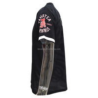 Impression pure personnalisée hommes noir tatouage chemise de football Offre Spéciale équipe de football maillot Sublimation Football porter uniforme jeunesse