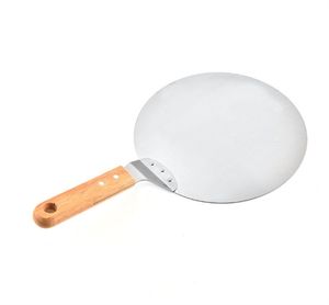 Pelle à pizza ronde de 12 pouces avec manche en bois pour un transfert facile de la pizza / Qualité commerciale pour la pâtisserie et la pizzeria - Product Image 6