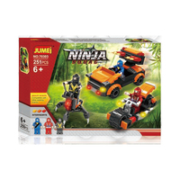 11 años dorado proveedor Ninja acción gran figura juego de bloque de construcción divertido de juego