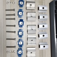 Fabricant de système d'accessoires de montage solaire à pince centrale en aluminium pour panneau solaire