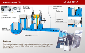 传动轴平衡机 电机转子水平平衡机 自动平衡机 - Product Image 4