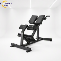 Chaise romaine réglable pour hyperextension, équipement de fitness commercial, station d'entraînement pour le gainage, les fessiers, les ischio-jambiers et le bas du dos