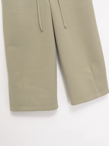 <span class=keywords><strong>Pantaloni</strong></span> Casual alla Caviglia con Coulisse in Vita, Colore Verde, per <span class=keywords><strong>Donna</strong></span> - Product Image 4