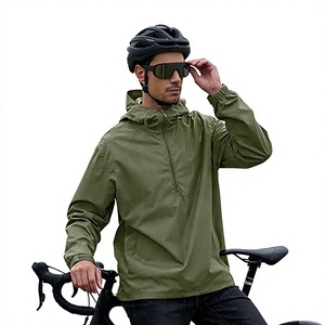 Veste coupe-vent imperméable à capuche 2 en 1 pour homme, imprimée, légère, en polyester, couleur unie, décontractée, pour l'extérieur, vêtements d'hiver - Product Image 3