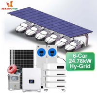 Système de montage de carport solaire à poteau unique pour projets à grande échelle