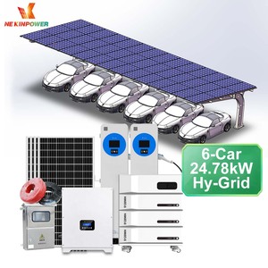Système de montage de carport solaire à poteau unique pour projets à grande échelle - Product Image 1