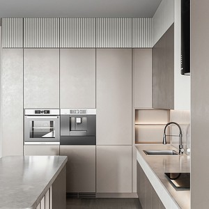 Mueble <span class=keywords><strong>de</strong></span> Cocina Modular <span class=keywords><strong>de</strong></span> Doble Cara, Tablero <span class=keywords><strong>de</strong></span> PVC Impermeable, Diseño <span class=keywords><strong>de</strong></span> Gabinete <span class=keywords><strong>de</strong></span> Cocina, Lámina Laminada para Juego <span class=keywords><strong>de</strong></span> Gabinetes <span class=keywords><strong>de</strong></span> Cocina - Product Image 3