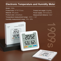 Hygromètre à affichage numérique professionnel thermomètre d'intérieur thermomètre d'humidité de la pièce pour la maison chambre bureau serre