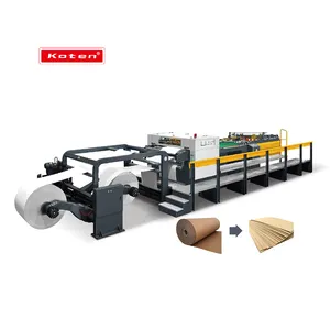 Máquina de corte cruzado rotativa de papel de embalagem de alta velocidade com faca espiral