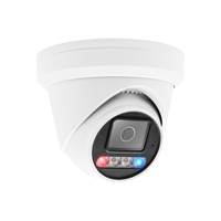 Caméra réseau tourelle IP fixe YCX HK Outdoor 4K 8MP hybride avec lumière couleur rouge et bleue ColorVu