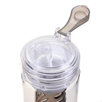 Bouteille créative en plastique en forme de citron avec fonction de boisson directe, couvercle compatible et infuseur à thé – Lavage à la main uniquement