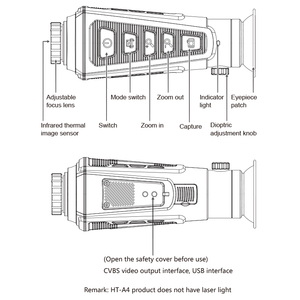 HTI NEW BEST Thermal Hunting Outdoor <strong>Handheld</strong> Spotting Hunting Scope Thermal <strong>Night</strong> <strong>Vision</strong> Scope Thermal <strong>Camera</strong> - Product Image 4
